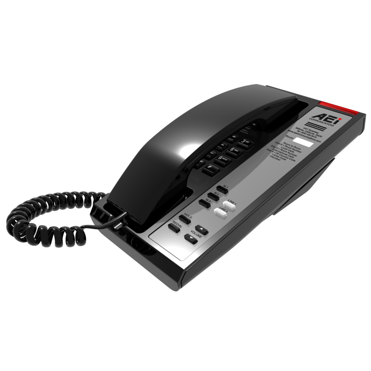 Slim Dual-Line IP Corded Telephone – SKD-1200/SKD-1203